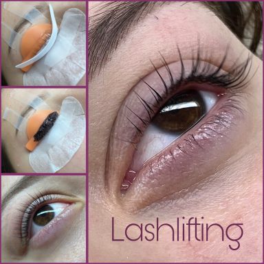 Referenzbild Referenzbilder Lashlifting, Behandlung und Ergebnis