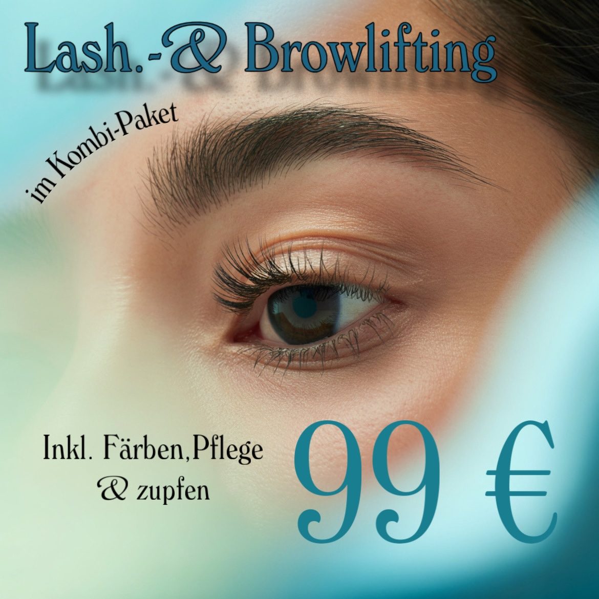 Kombi-Paket Lash.-und Browlifting Kombi Paket zum Vorteilspreis